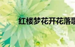 红楼梦花开花落歌词 花开花落歌词