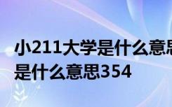 小211大学是什么意思含金量如何 小211大学是什么意思354