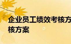 企业员工绩效考核方案设计 企业员工绩效考核方案