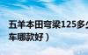 五羊本田弯梁125多少钱一辆（弯梁125摩托车哪款好）