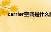 carrier空调是什么牌子（carrier空调）