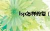 lsp怎样修复（lsp网络修复）