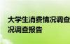 大学生消费情况调查报告前言 大学生消费情况调查报告