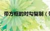 带方框的对勾复制（带对号的小方框复制）