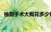 抽脂手术大概花多少钱（剖腹产如何减肥）