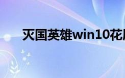 灭国英雄win10花屏（灭国英雄花屏）