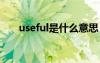 useful是什么意思（use是什么意思）