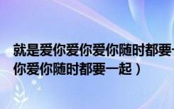 就是爱你爱你爱你随时都要一起歌词是什么歌（就是爱你爱你爱你随时都要一起）