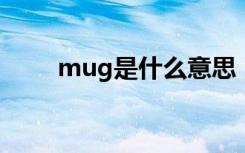 mug是什么意思（mg是什么意思）