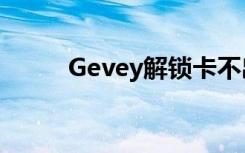 Gevey解锁卡不出界面（gevey）