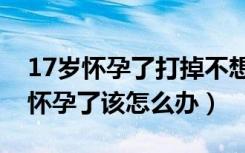 17岁怀孕了打掉不想家长知道怎么办（17岁怀孕了该怎么办）