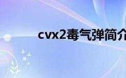 cvx2毒气弹简介（cvx2毒气弹）